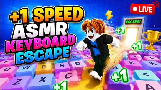 +1 Speed ASMR Keyboard Escape game Play +1 Speed ASMR Keyboard Escape game